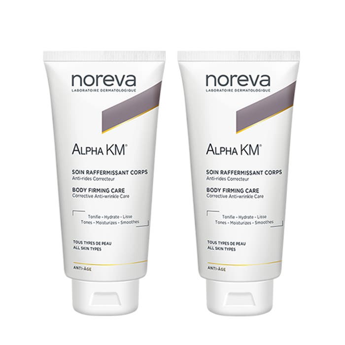 Body Firming And Anti Ageing Treatment 2 X 200ml Alpha Km Noreva