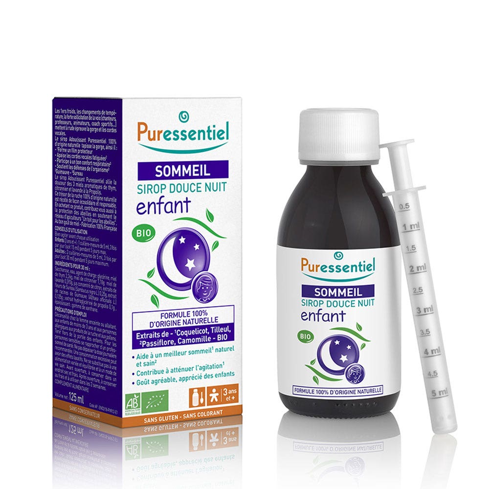 Puressentiel Sleep-Relaxation Calm night children syrup organic 125ml