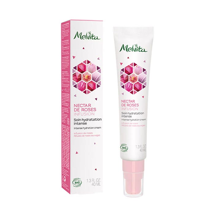 Intense Hydration Cream Infusion Bio 40ml Nectar De Roses Melvita