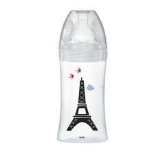 Dodie Glass Baby Bottle Paris 0 To 6 Months 270ml