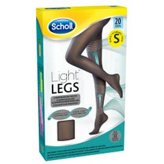 Scholl Light Legs 20 Deniers Pantyhose Black Scholl