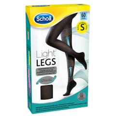 Scholl Light Legs 60 Deniers Pantyhose Black Scholl