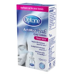 Optone Actimist 2in1 Dry Eye Spray 10ml