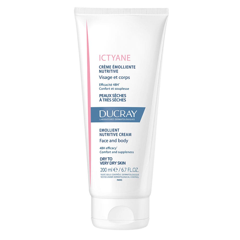 Ducray Ictyane Nutritive emollient cream for dry to very dry skin 200 ml