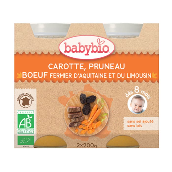 Babybio 8 Months Bioes Pot Menu of the Day 2x200g