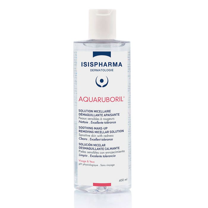Aquaruboril Make Up Removing Micellar Solution Skin Prone To Redness 200ml Isispharma