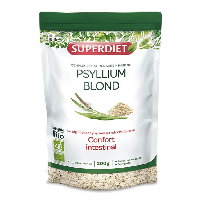 Superdiet Organic Psyllium Integument 200g