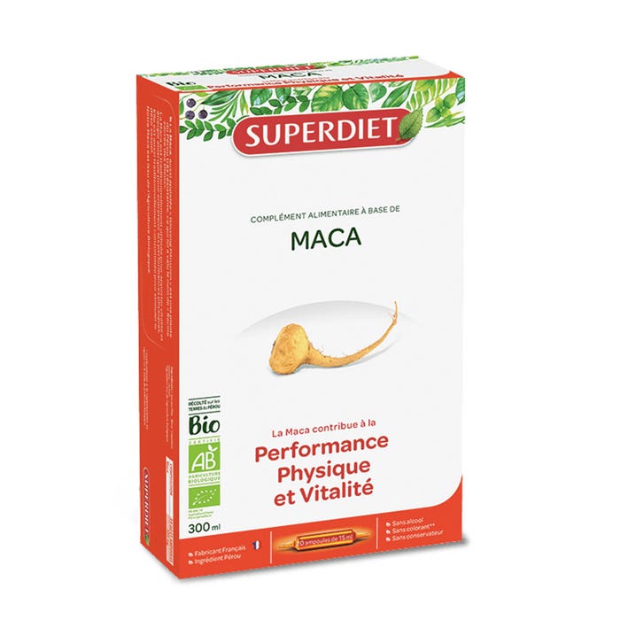 Maca Vitality And Physical Performance 20 Ampulas 15 ml Superdiet