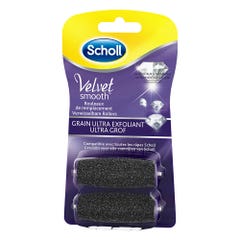 Scholl Velvet Smooth Ultra Exfoliating Replacement Rolls x2