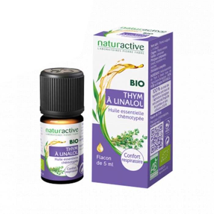 Naturactive Organic Linalol Thyme Essential Oil 5 ml