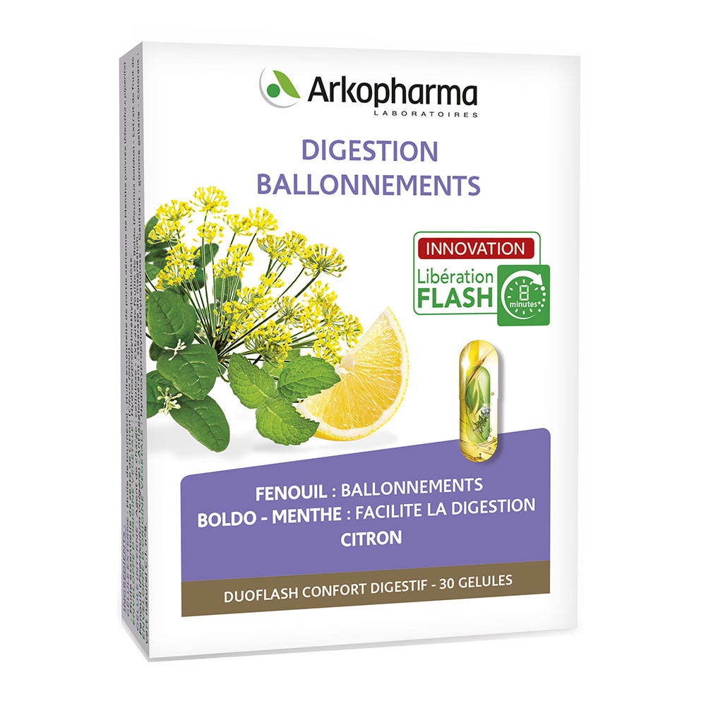Arkopharma Digestive Comfort X 30 Capsules Duoflash