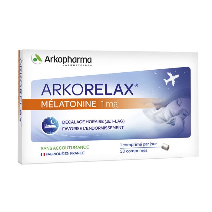 Arkopharma Arkorelax Arkorelax Melatonin X 30 Tablets 1mg
