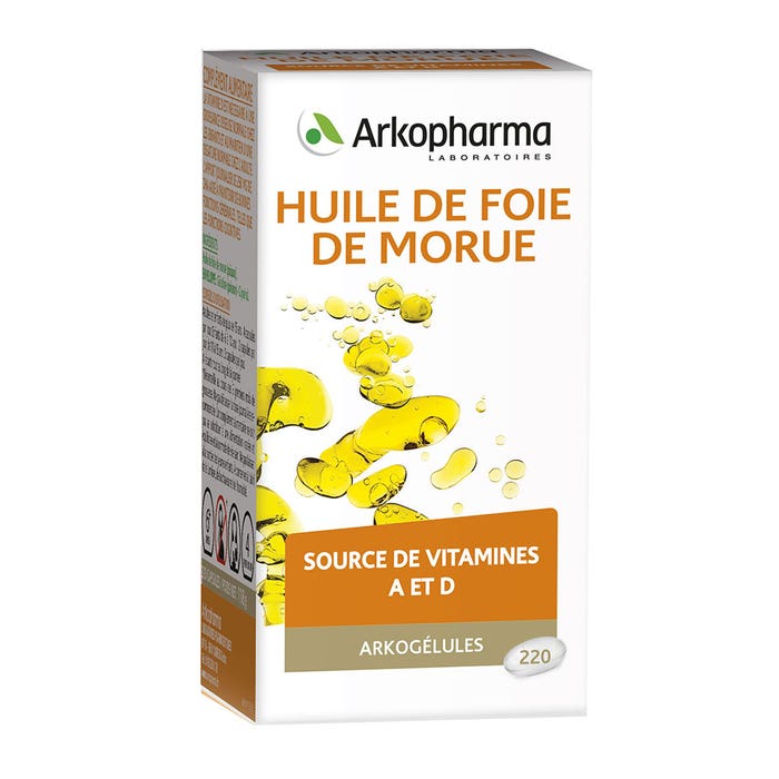 Arkopharma Arkogélules Cod Liver Oil 60 Capsules