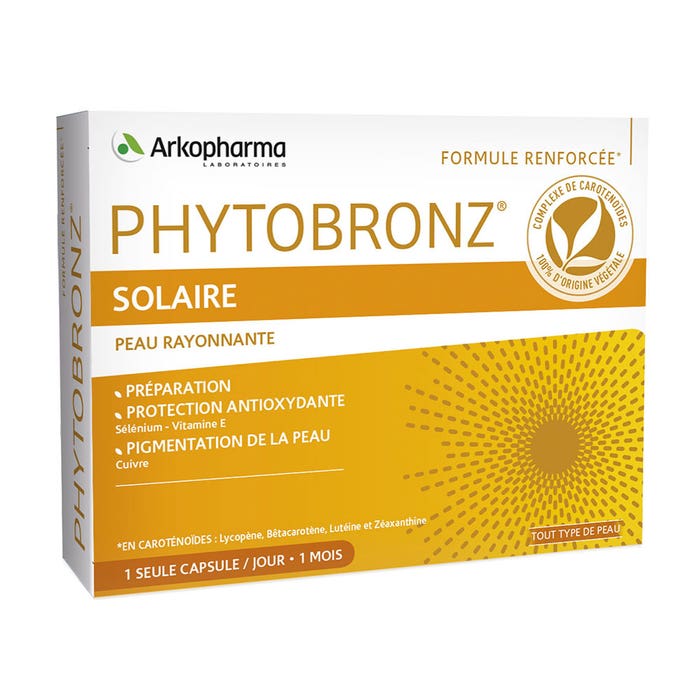 Arkopharma Phytobronz Solaire 30 Capsules