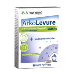 Arkopharma Arkolevure + Inuline 30 Capsules
