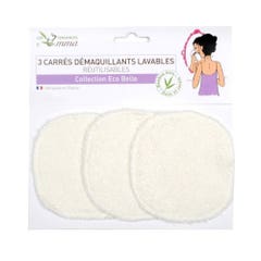Les Tendances D'Emma Washable Cleansing Pads Organic Bamboo X 3