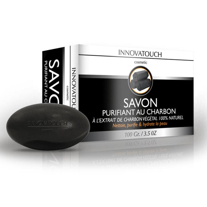 Purifying Charcoal Soap Bar 100g Innovatouch