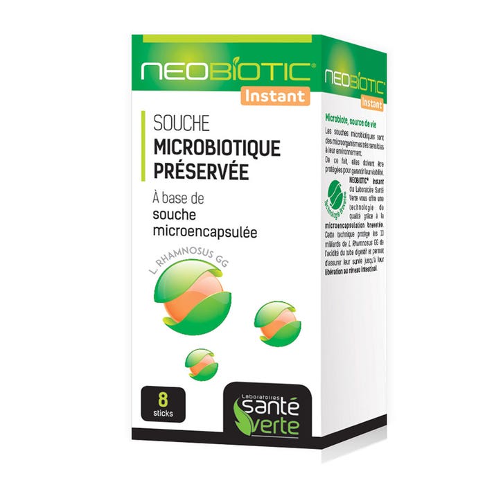 Sante Verte Neobiotic Microbiotic Strains 8 Sticks
