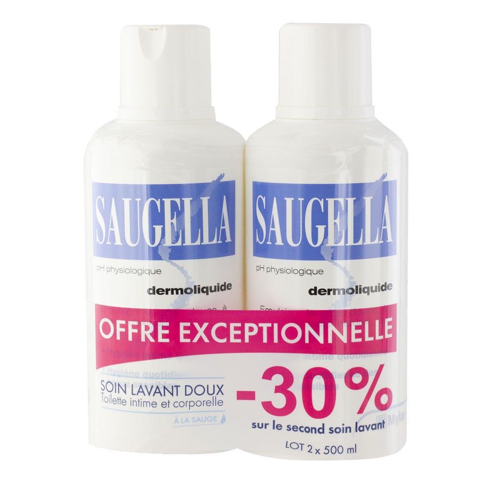 Soap for Intimate Hygiene Saugella Dermoliquid 250 ml main image 1