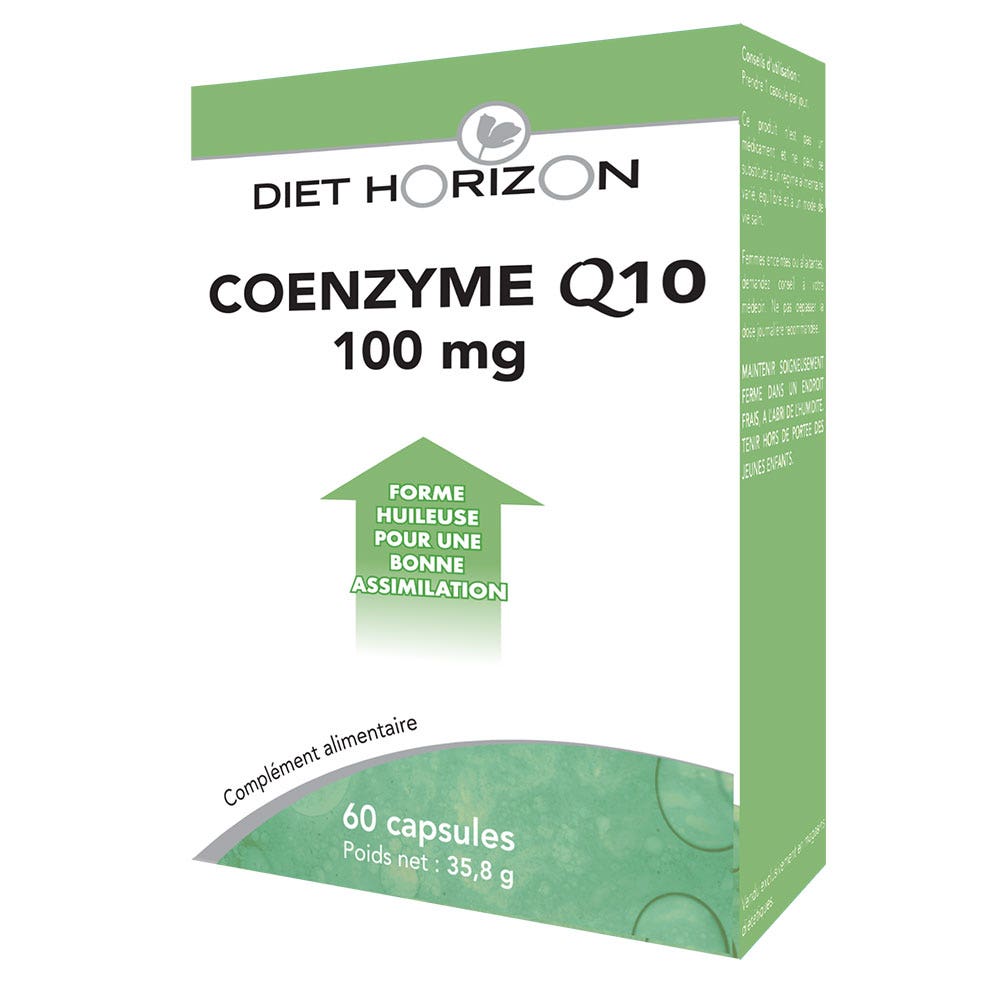 Diet Horizon Coenzyme Q10 X 60 Capsules 100mg