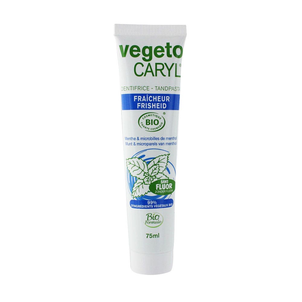 Vegeto Caryl Fresh Toothpaste With Bioes Fluoride Free Microbeads ...