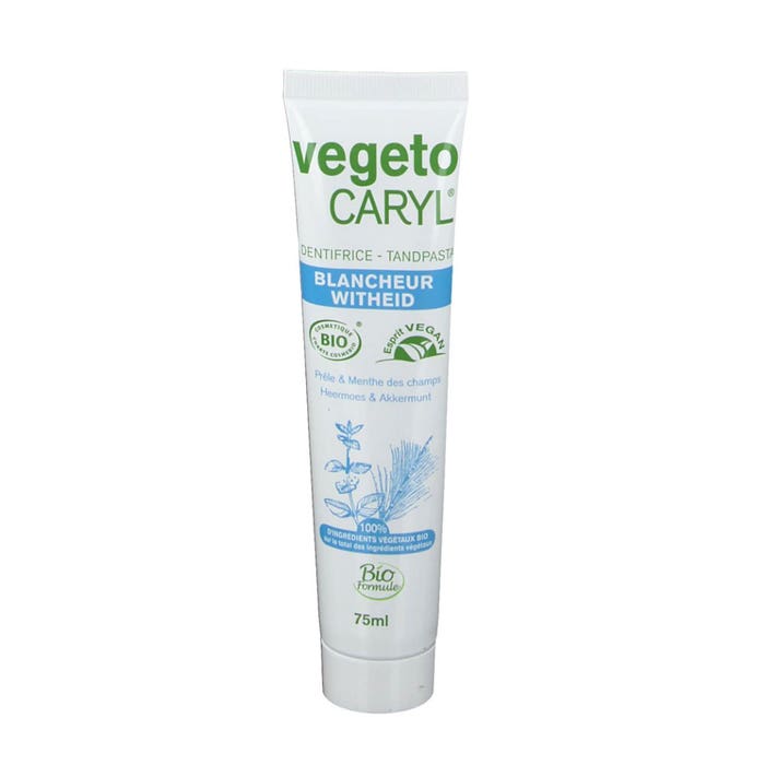 Organic Whitening Toothpaste Vegetocaryl 75ml Vegeto Caryl