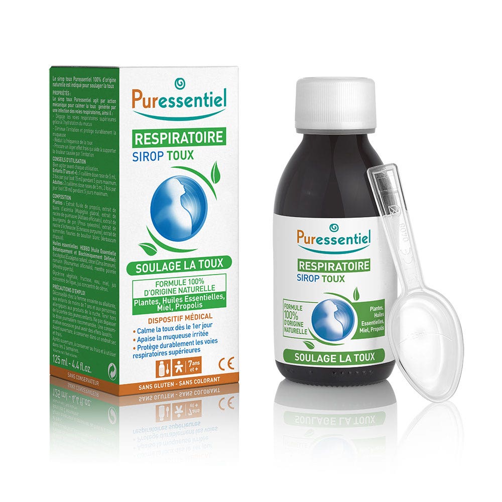 Puressentiel Respiratory Respiratory cough syrup 125 ml