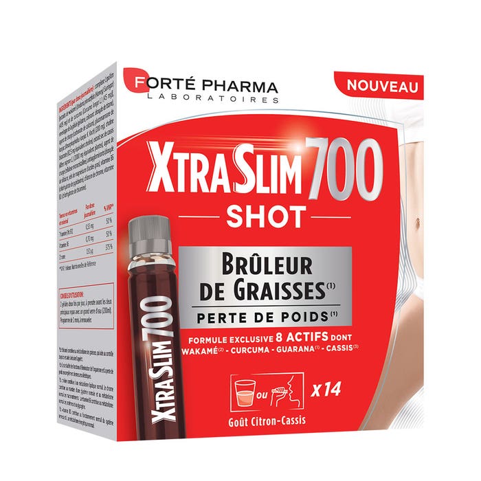 Xtraslim 700 Fat Burner 14 Shots 350ml Forté Pharma