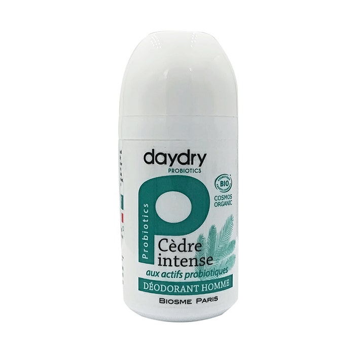 Deodorant probiotic care organic Intense Cedar Men 50ml Daydry