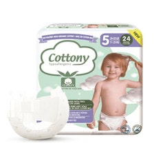 Cottony T5 Baby Nappies (11-25 Kg) x24