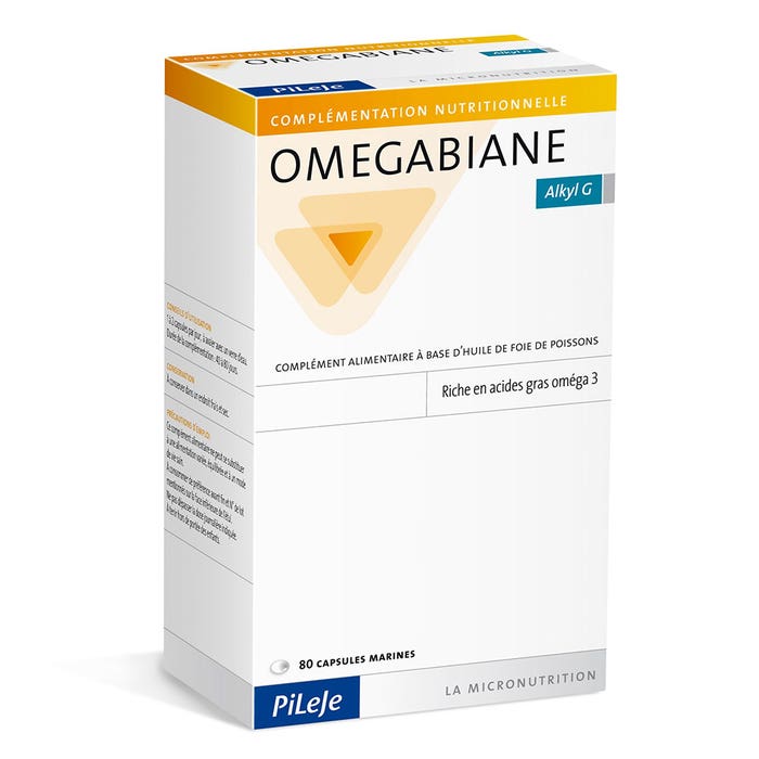 Omegabiane Alkyl G X 80 Capsules Pileje