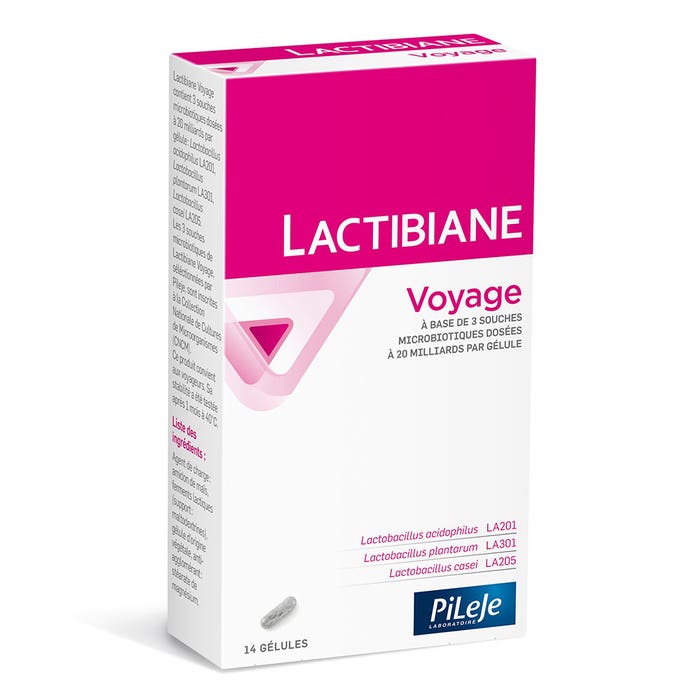 Pileje Lactibiane Lactibiane 14 Capsules Probiotics Digestive Comfort 14 gélules