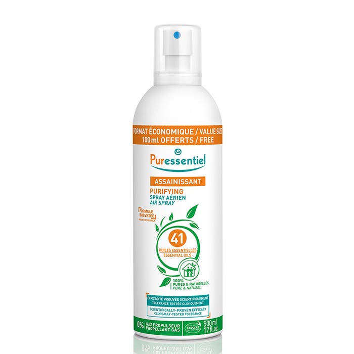 Purifying Air Spray With 41 Essentials Oils 500ml Assainissant Puressentiel