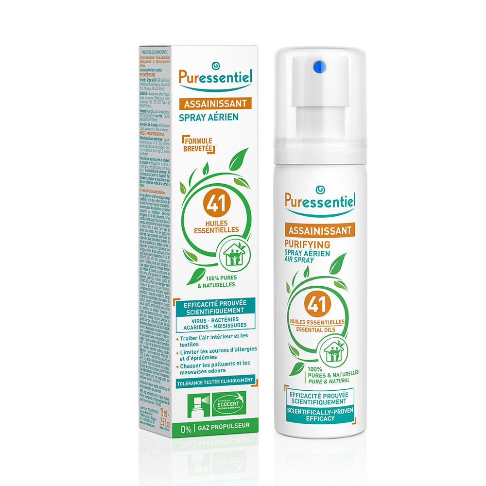Puressentiel Sanitizing Purifying Spray With 41 Essential Oils 75ml