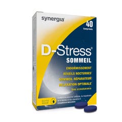 Synergia D-stress Sleep 40 Tablets