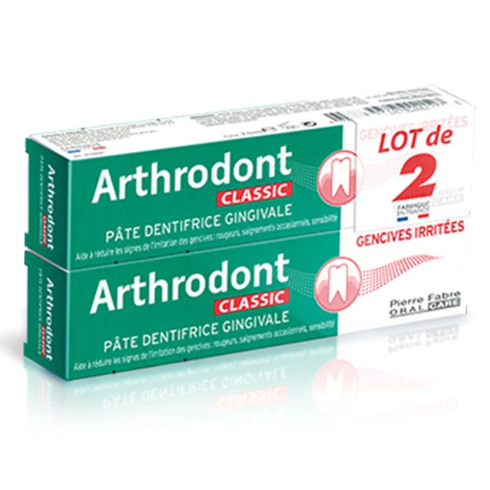 Arthrodont Soothing Toothpaste Irritated Gums 2x75ml