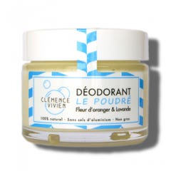 Clemence&Vivien Natural cream deodorant orange blossom and lavender oils 50g