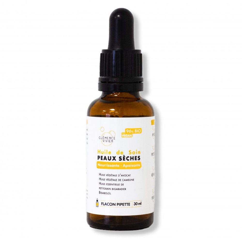 Clemence&Vivien Nourishing Skin Care Oil For Dry Skin 30ml