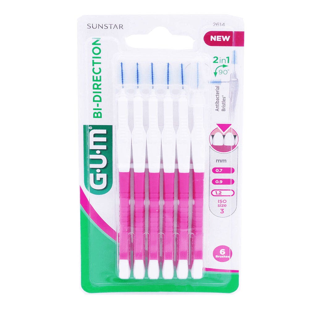 Gum Proxabrush Interdental Brushes Proxabrush 2614 X6 x6