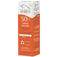 Laboratoires De Biarritz Solaires Algamaris Organic Sunscreen Face Cream Spf30 50ml