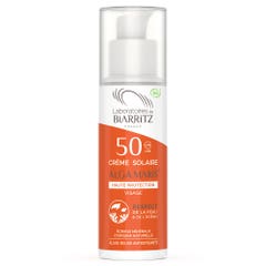 Laboratoires De Biarritz Soins Solaires Algamaris Organic Sunscreen Face Cream Spf 50 Bio 50ml