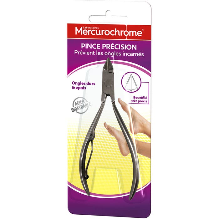 Mercurochrome Precision Tweezer prevents in-grown nails