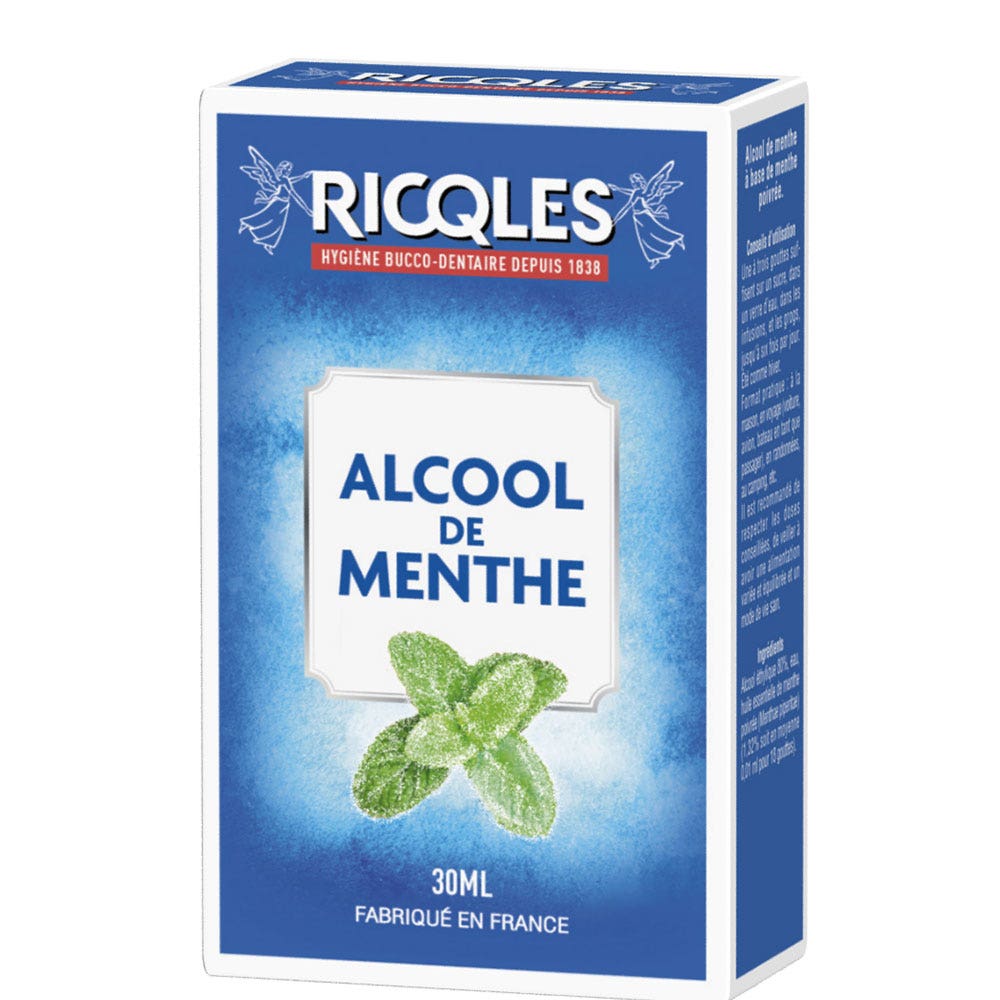 Ricqles Juvasante Mint Alcohol 30ml Easypara