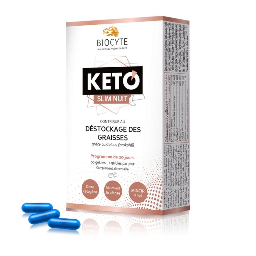 Biocyte Keto Slim Night fat-burning 60 capsules