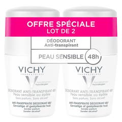 Vichy Déodorant 48h Anti Perspirant Sensitive Skin 2x50ml