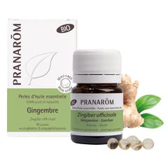 Pranarôm Essential oils Organic Essential Ginger Oil 60 pearls