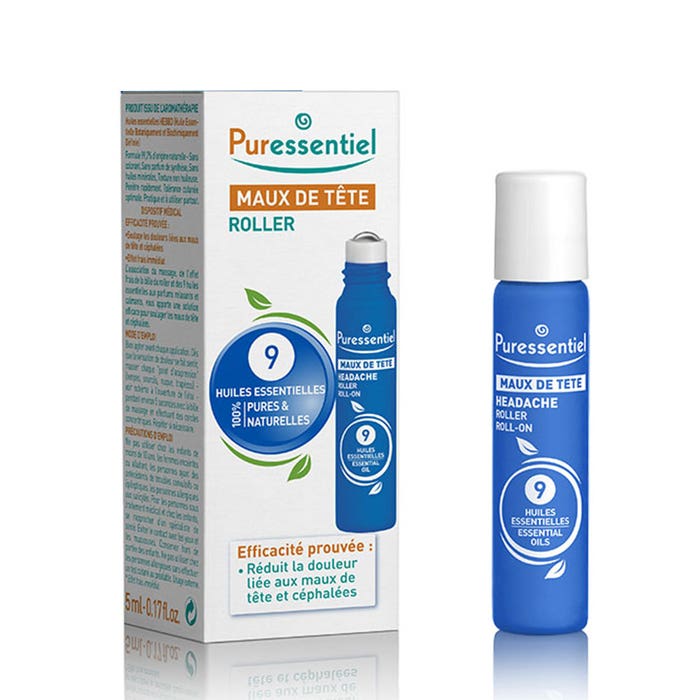 Roll On Headaches 9 Essential Oil 5ml Bien-Être Puressentiel