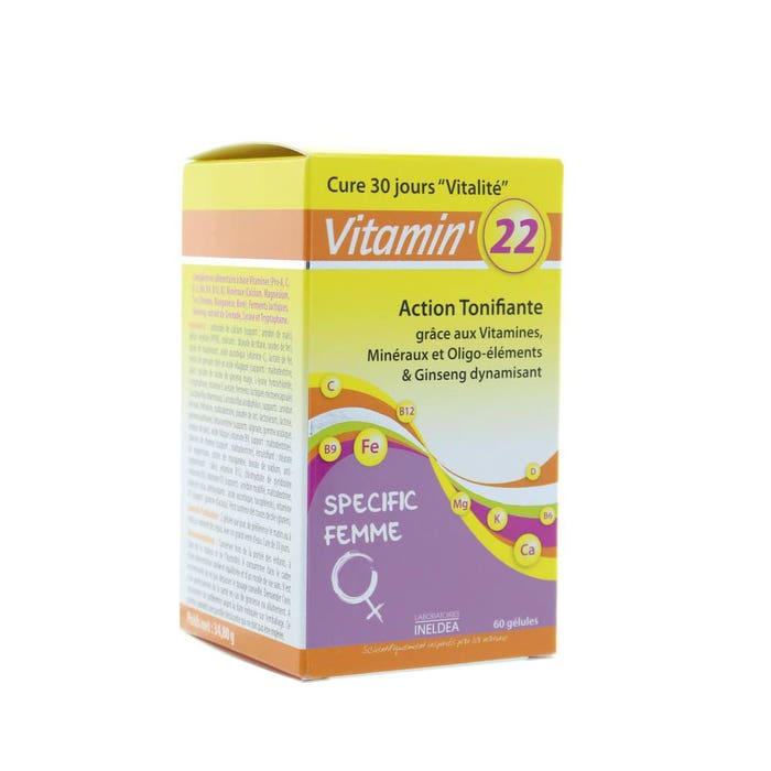 Vitamin22 Vitamin'22 Femme Tonifying Action X 60 Capsules