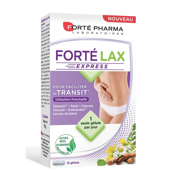 Fortelax Express Easy Intestinal Transit 15 capsules Transit Forté Pharma