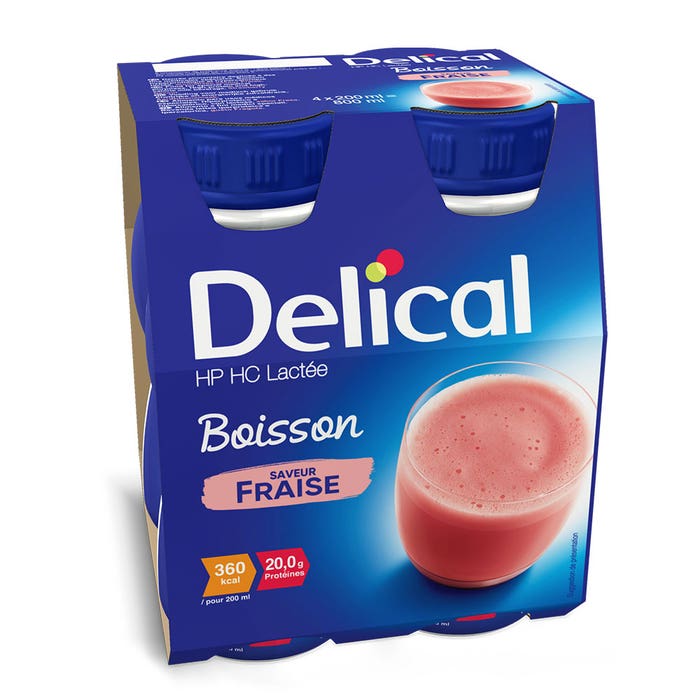 Delical Lactee High Calorie High Protein Drink 4x200ml